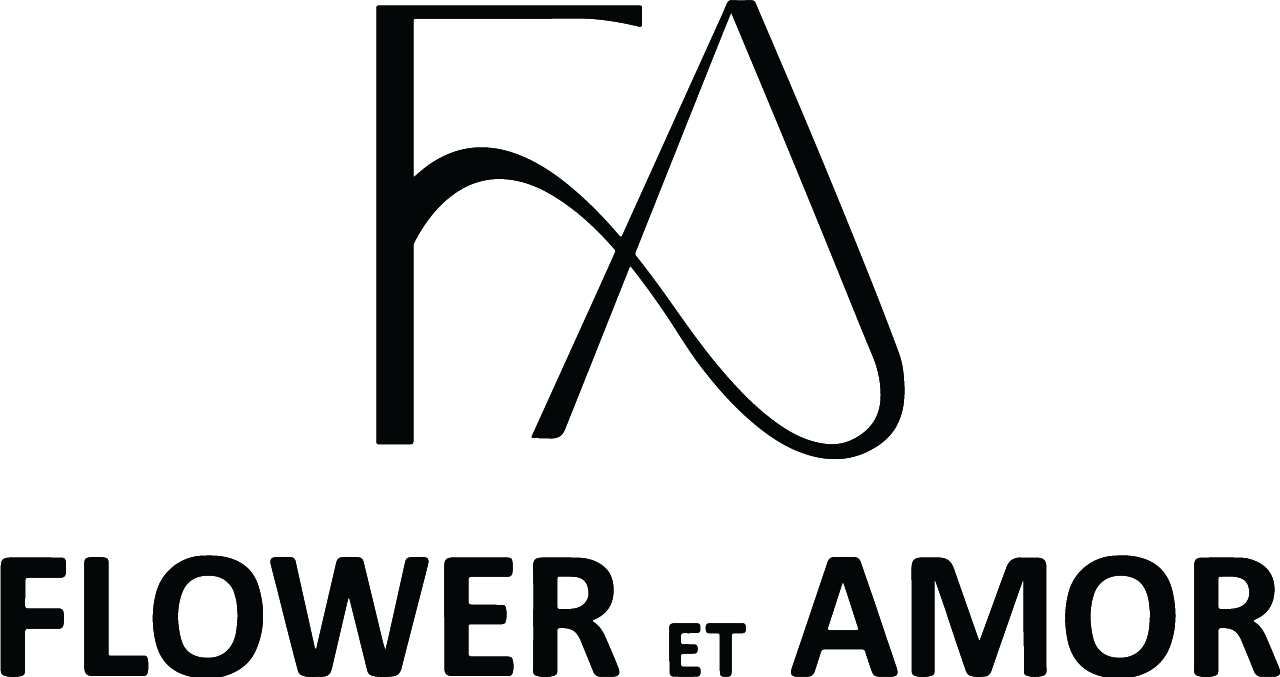 Flower et Amor logo Black